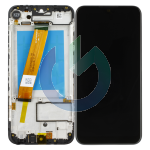 SM-A015 - A01 NERO LCD DISPLAY SAMSUNG SERVICE PACK ORIGINALE CON FRAME 