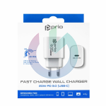 CARICATORE ALIMENTATORE PRIO FAST CHARGE QC 3.0 20W TYPE-C BIANCO BLISTER