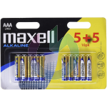 MAXELL BATTERIE MINISTILO ALKALINE LR03/AAA BLISTER 5+5