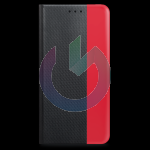 CUSTODIA COVER A LIBRO PRIO PER IPHONE X - XS BLACK - ROSSO