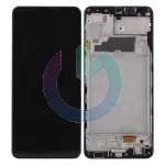 SM-A225 - A22 4G NERO LCD DISPLAY SAMSUNG SERVICE PACK ORIGINALE CON FRAME 