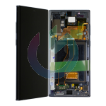 SM-N975 - N976 NOTE 10 PLUS AURA BLACK NERO LCD DISPLAY CON FRAME SAMSUNG SERVICE PACK ORIGINALE