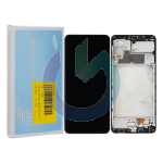 SM-M325 - M32 NERO LCD DISPLAY CON FRAME SAMSUNG SERVICE PACK ORIGINALE