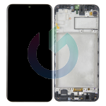 SM-M307 - M30S - M215 - M21 NERO LCD DISPLAY CON FRAME E MICROFONO SAMSUNG SERVICE PACK ORIGINALE 
