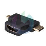 ADATTATORE AKYGA HDMI MINIHDMI / MICRO HDMI NERO