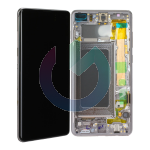 SM-G975 - S10 PLUS PRISM BLACK NERO LCD DISPLAY CON FRAME SAMSUNG SERVICE PACK ORIGINALE