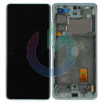 SM-G780 - SM-G781 - S20 FE 4G - 5G CLOUD MINT LCD DISPLAY CON FRAME SAMSUNG SERVICE PACK ORIGINALE