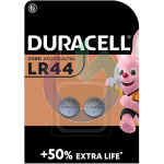 DURACELL BATTERIA LR44 BOTTONE BLISTER DA 2 LR44