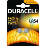 DURACELL BATTERIA LR54 BOTTONE BLISTER DA 2 LR54