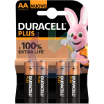 DURACELL STILO AA PLUS  BLISTER DA 4