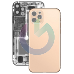 BACK COVER COMPATIBILE IPHONE 11 PRO GOLD NO-LOGO