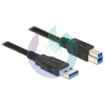 ADATTATORE DELOCK USB MICRO-A + B FEMMINA A USB 2.0-A MASCHIO USB 2.0 A NERO