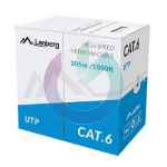 CAVO LANBERG MATASSA LAN UTP CAT.6 305MT LCU6-10CC-0305-S