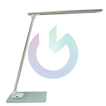 LAMPADA OMEGA LED 6W DA SCRIVANIA CON BASE IN VETRO BIANCO