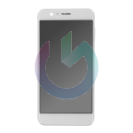 LCD DISPLAY HUAWEI COMPATIBILE HONOR 8 BIANCO CON FRAME NO LOGO - FRD-L09 - FRD-L19