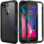 CUSTODIA TPU COVER MAGNETO 360 PER IPHONE 7 PLUS + - 8 PLUS + NERO 