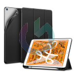 CUSTODIA COVER TPU ESR REBOUND PER IPAD MINI 5 (7.9") 2019 NERO CON ALLOGGIO PENNA