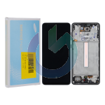 SM-A336 - A33 5G NERO LCD DISPLAY SAMSUNG SERVICE PACK ORIGINALE CON FRAME 