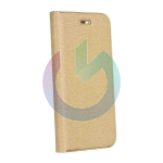 CUSTODIA COVER A LIBRO FORCELL LUNA BOOK PER IPHONE 12 - 12 PRO GOLD