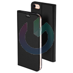 CUSTODIA COVER A LIBRO FORCELL LUNA BOOK PER IPHONE 12 - 12 PRO NERO