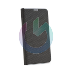 CUSTODIA COVER A LIBRO FORCELL LUNA CARBON PER IPHONE 11 NERO