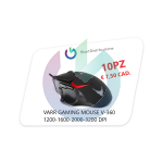 MOUSE VARR GAMING NERO