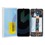 SM-A136 - A13 5G NERO LCD DISPLAY SAMSUNG SERVICE PACK ORIGINALE CON FRAME 