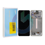 SM-A336 - A33 5G BIANCO LCD DISPLAY SAMSUNG SERVICE PACK ORIGINALE CON FRAME 