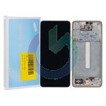 SM-A336 - A33 5G GOLD - PEACH LCD DISPLAY SAMSUNG SERVICE PACK ORIGINALE CON FRAME 