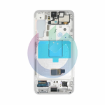 SM-S901 - S22 5G WHITE CREEM SKY BLU LCD DISPLAY CON CAMERA E SPEAKER SAMSUNG SERVICE PACK ORIGINALE