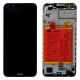 LCD DISPLAY HUAWEI SERVICE PACK Y7 2018 Y7 PRIME 2018 NERO BLACK CON FRAME E BATTERIA