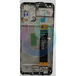 SM-A235 - A23 4G NERO LCD DISPLAY SAMSUNG SERVICE PACK ORIGINALE CON FRAME 