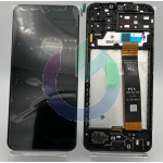 SM-A135 - A13 4G 2022 NERO LCD DISPLAY SAMSUNG SERVICE PACK ORIGINALE CON FRAME 