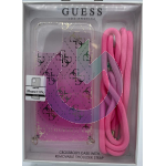 CUSTODIA COVER TPU GUESS PER IPHONE 11 PRO ROSA CON CORDINO