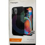 CUSTODIA COVER TPU SPIGEN SLIM ARMOR PER IPHONE 12 PRO MAX NERO