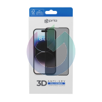 VETRO TEMPERATO PRIO 3D ANTI - SPY FULL SCREEN PER IPHONE 15 PLUS BORDO NERO BLACK