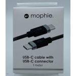 CAVO MOPHIE TYPE-C TO TYPE-C NERO IN BLISTER USBC-USBC-1M-BLK-A/409903467 1 MT 240W