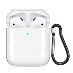 PT LINE COVER + GANCIO AIRPODS 1/2 TRASPARENTE