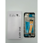 SM-A025 - A02S M02S NERO LCD DISPLAY SAMSUNG PARI ORIGINALE SERVICE EU VERSION CON FRAME 
