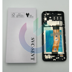 SM-A145P SM-A145F - A14 4G NERO LCD DISPLAY SAMSUNG PARI ORIGINALE SERVICE CON FRAME 