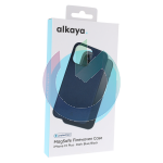 CUSTODIA COVER TPU ALKAYA MAGSAFE PER IPHONE 15 PLUS BLU SCURO