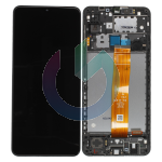 SM-A125 - A12 NERO LCD DISPLAY NO BATT SAMSUNG SERVICE PACK ORIGINALE CON FRAME FLAT DTC