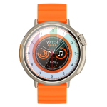 HOCO SMARTWATCH Y18 GOLD CON CINTURINO ARANCIONE + CAVO DI RICARICA