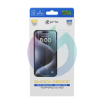 VETRO TEMPERATO PRIO 3D FULL SCREEN PER IPHONE 16 PRO MAX BORDO NERO BLACK
