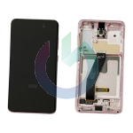 SM-G980 - G981 - S20 4G - S20 5G PINK LCD DISPLAY CON FRAME SAMSUNG SERVICE PACK ORIGINALE