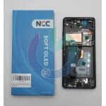 SM-G998B - G998U - S21 ULTRA 5G NERO LCD DISPLAY SOFT OLED NCC PRIME QUALITA' OEM SAMSUNG CON FRAME 