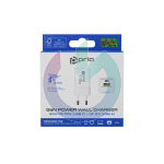 CARICATORE ALIMENTATORE PRIO FAST CHARGE 30W ENTRATA DOPPIA (USB A - TYPE C ) BIANCO PWC-1305