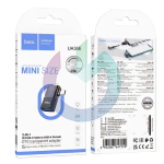 ADATTATORE HOCO OTG 2IN1 LIGHTNING / TIPO-C A USB A UA36E NERO