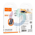 ADATTATORE HOCO OTG LIGHTNING A TIPO-C UA36A NERO