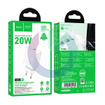 CARICABATTERIA HOCO SPINA TIPO-C PD QC 20W BIANCO N60